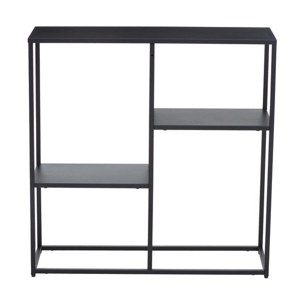 Fekete acél polcos állvány 80x81x26 cm Acero – Premier Housewares-image-4