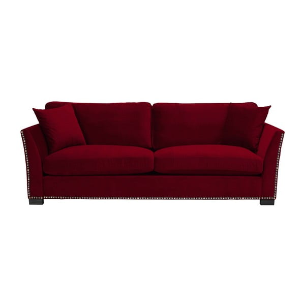 Pierre piros háromszemélyes kanapé - The Classic Living