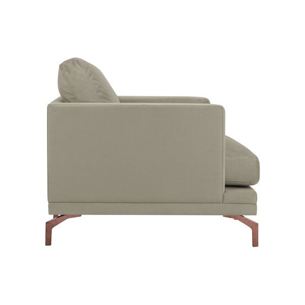 Jupiter bézs fotel, aranyszínű lábakkal - Windsor & Co Sofas-image-2