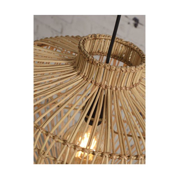 Madagascar barna rattan függőlámpa, ⌀ 60 cm - Good&Mojo-image-1