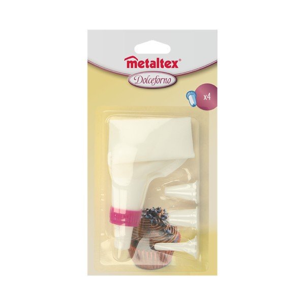 Cake Decor habzsák, 4 fejjel - Metaltex-image-1