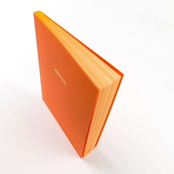 Colourblock narancssárga jegyzetfüzet, A5 - GO Stationery
