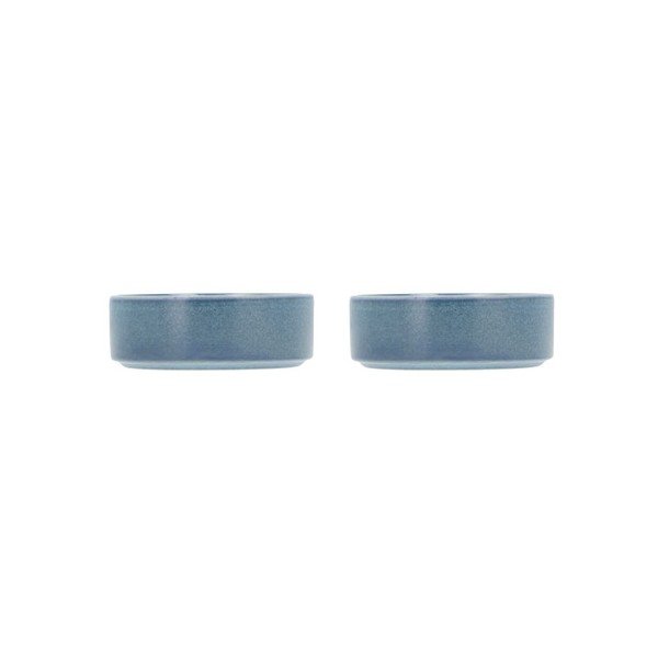 Fjord 2 db-os kék porcelán tálka szett, ø 10,1 cm - Villa Collection-image-1