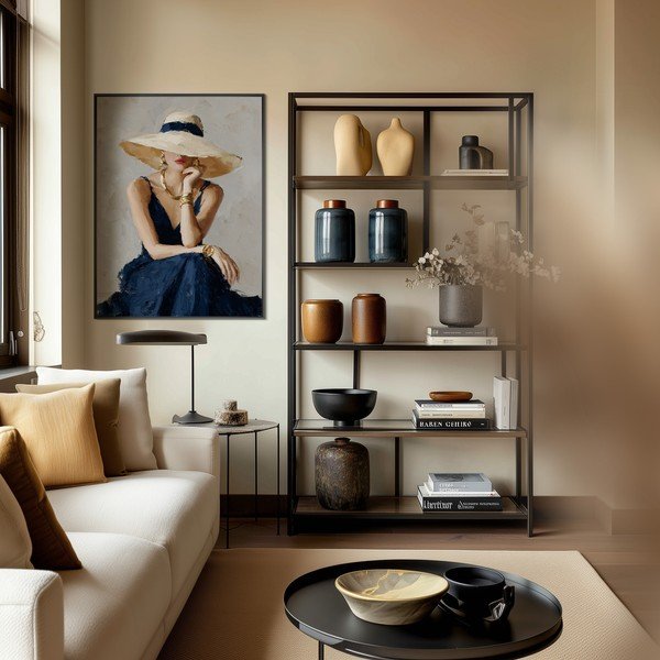 Nyomtatott keretezett kép 60x80 cm Livia – Styler-image-4