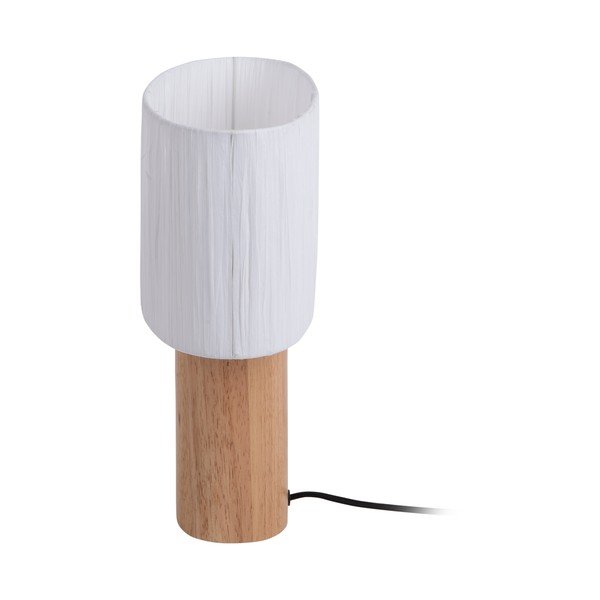 Fehér-natúr színű asztali lámpa papír zsinór búrával (magasság 30,5 cm)  Sheer Oval – Leitmotiv-image-4