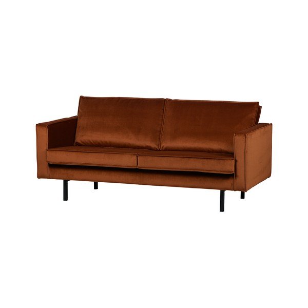 Rodeo narancssárga bársonykanapé, 190 cm - BePureHome-image-2