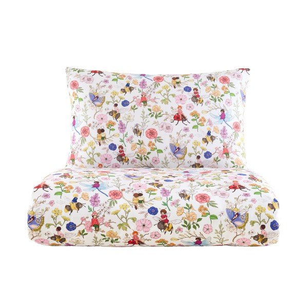 Egyszemélyes pamut gyerek ágyneműhuzat 135x200 cm Garden Friends – Belle & Boo