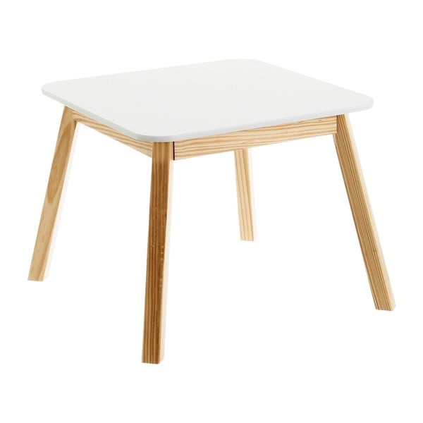 Gyerek asztal fehér asztallappal 55x55 cm – Casa Selección