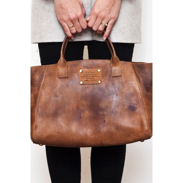 Fly Violet Midi barna bőr kézitáska - O My Bag-image-1