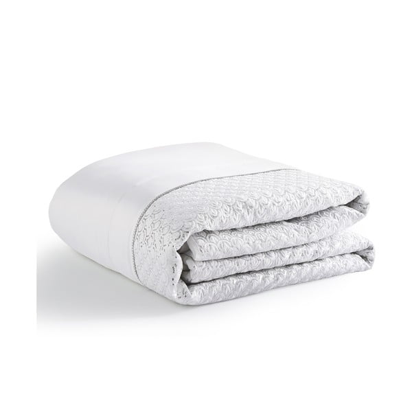 Fehér mikroszatén steppelt ágytakaró 240x260 cm Deco Sequin – Catherine Lansfield-image-2