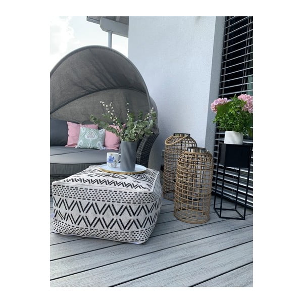 Sahara kültérre is alkalmas puff, 48 x 42 cm - NORTHRUGS-image-1