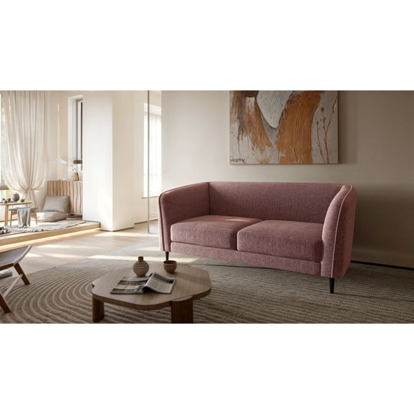 Rózsaszín kanapé 160 cm Galbe – Ghado-image-1
