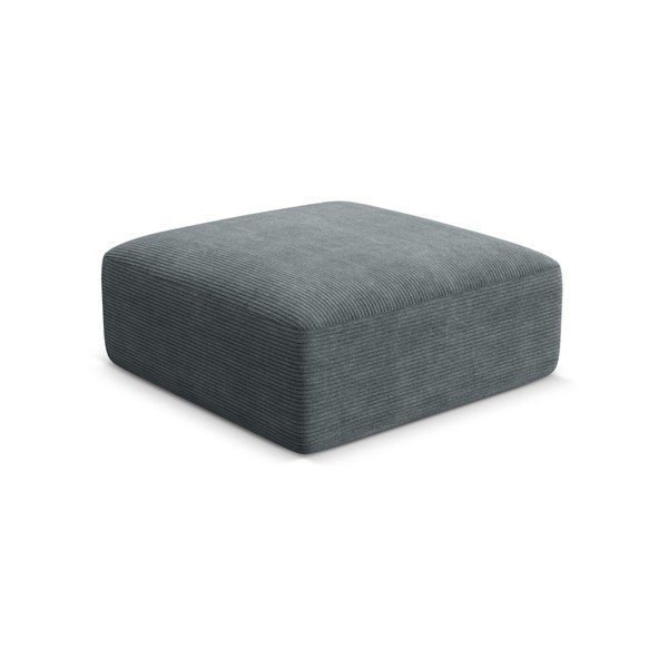 Sötétszürke kordbársony lábtartó Campi – Cosmopolitan Design