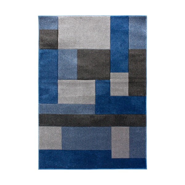 Cosmos Blue Grey kékesszürke szőnyeg, 120 x 170 cm - Flair Rugs