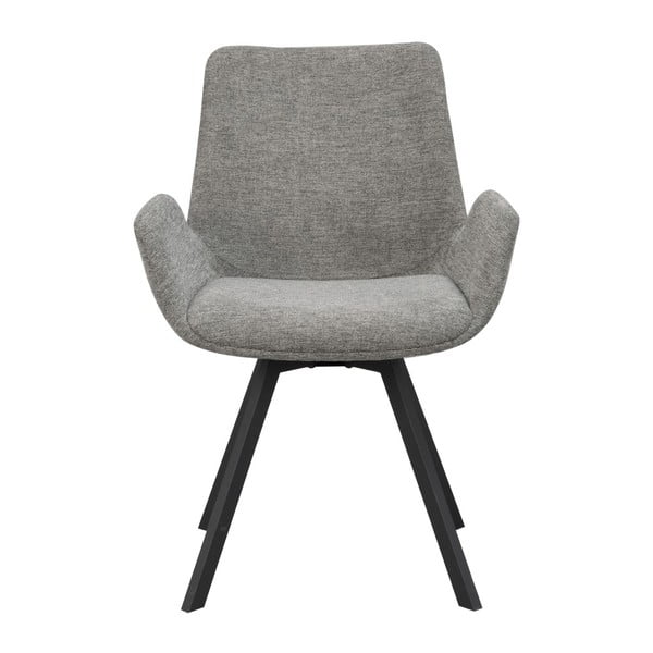 Szürke kárpitozott étkezőfotel szett 2 db-os Norwell – Rowico-image-3