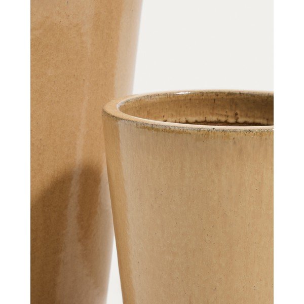 Kerámia virágcserép készlet 3 db-os ø 47 cm Rotja – Kave Home-image-3