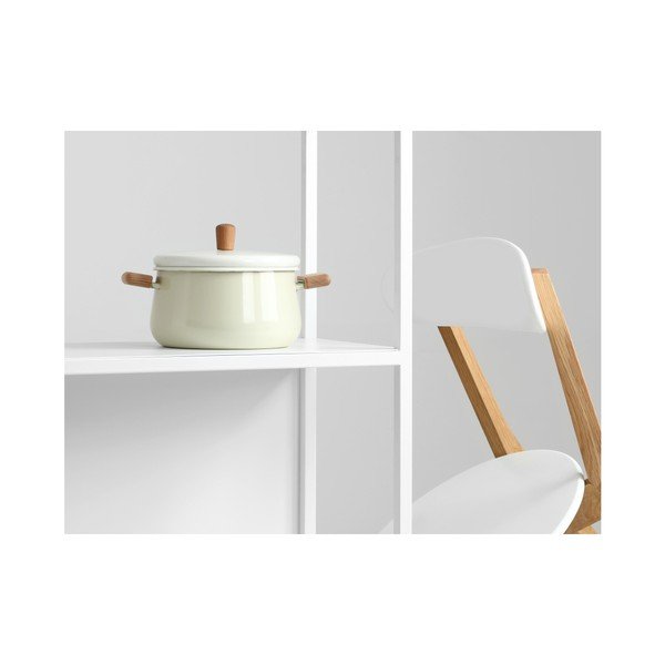 Form Hyller fehér könyvespolc, 100 x 110 cm - Custom-image-2