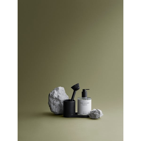 Fekete agyagkerámia mosogatóeszköz tartó Piro – Blomus-image-2