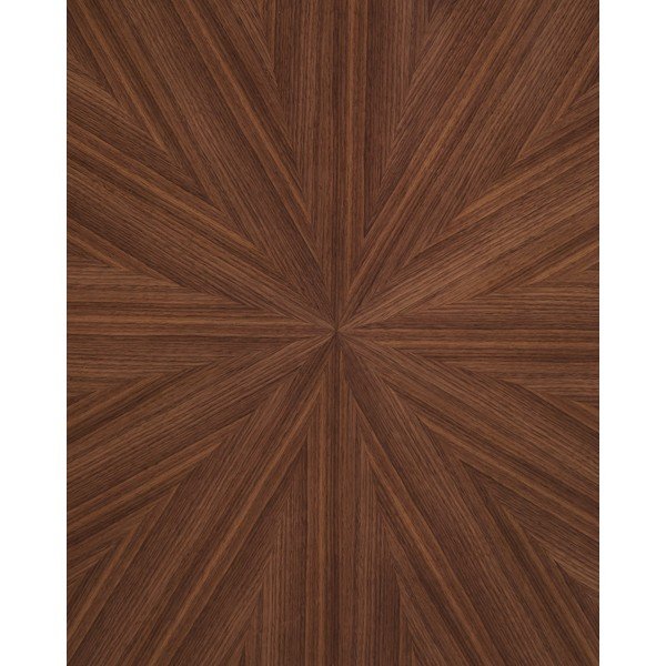 Kerek étkezőasztal diófa dekoros asztallappal ø 120 cm Naanim – Kave Home-image-3