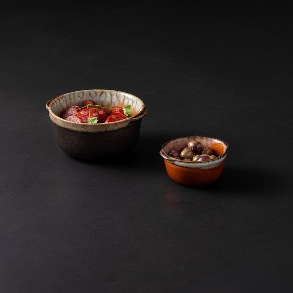 Barna kőedény tálka 550 ml Poterie – Casafina-image-2