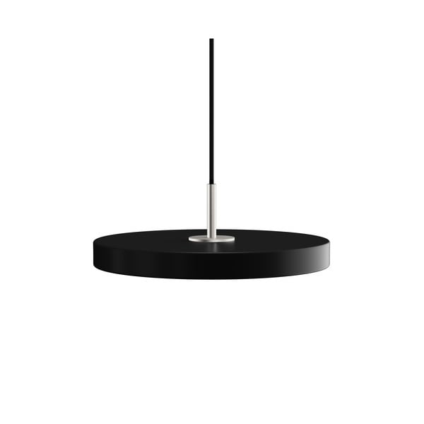 Fekete LED függőlámpa fém búrával ø 31 cm Asteria Mini – UMAGE