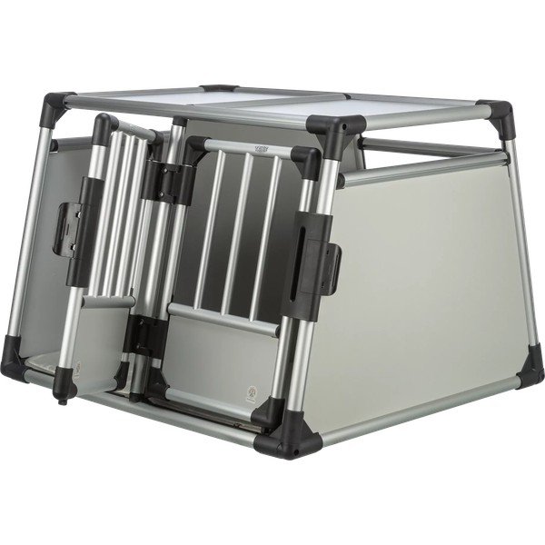 Ezüstszínű állathordozó 69x95 cm Trixie M-L – Plaček Pet Products