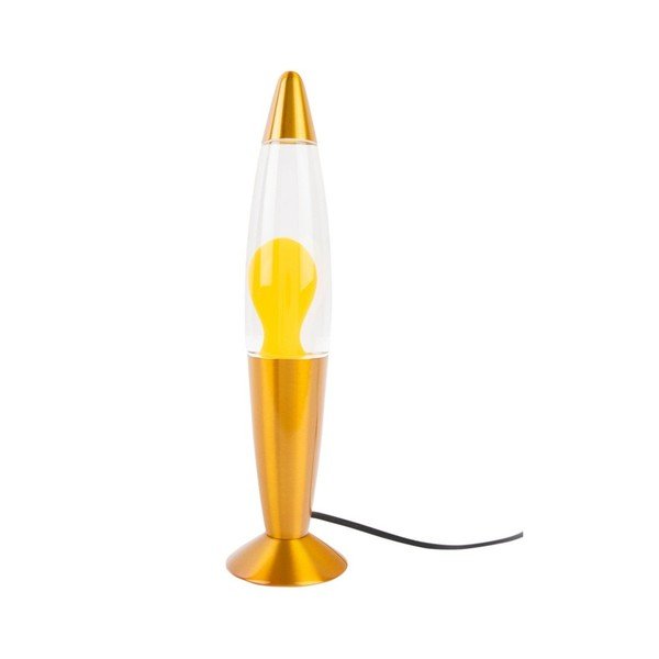 Sárga üveg lávalámpa (magasság 35,5 cm) Funky Rocket Lava – Leitmotiv