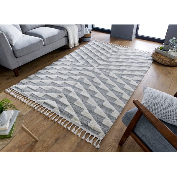 Hampton szürkés krémszínű szőnyeg, 120 x 170 cm - Flair Rugs-image-4