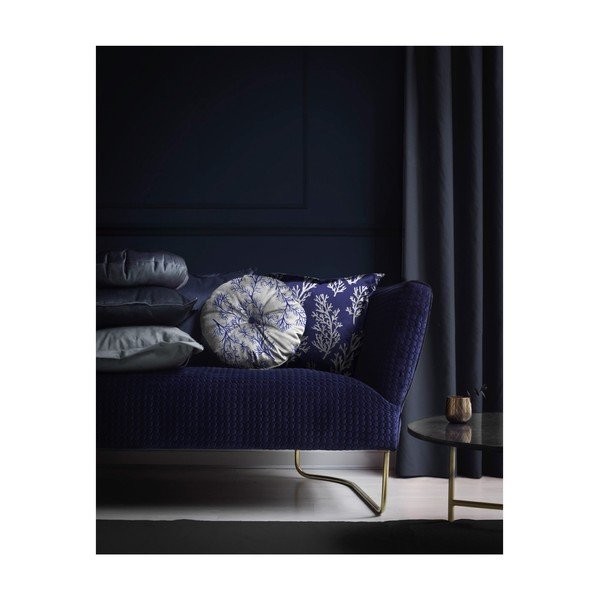 Sea kerek díszpárna bársony huzattal, ⌀ 45 cm - Velvet Atelier-image-1