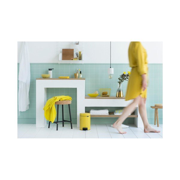 Newicon citromsárga pedálos szemetes, 5 l - Brabantia-image-2
