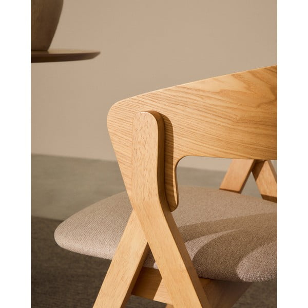 Natúr színű étkezőszék Godia – Kave Home-image-2