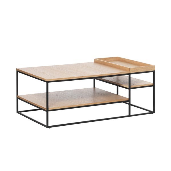 Natúr színű dohányzóasztal 70x120 cm Rivoli – Unique Furniture-image-1