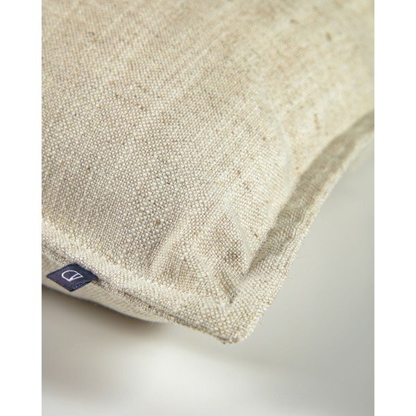 Lenkeverék párnahuzat 45x45 cm Blok – Kave Home-image-1