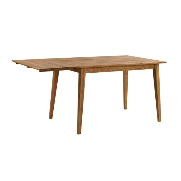 Filippa natúr tölgyfa étkezőasztal lehajtható asztallappal, 120 x 80 cm - Rowico-image-2