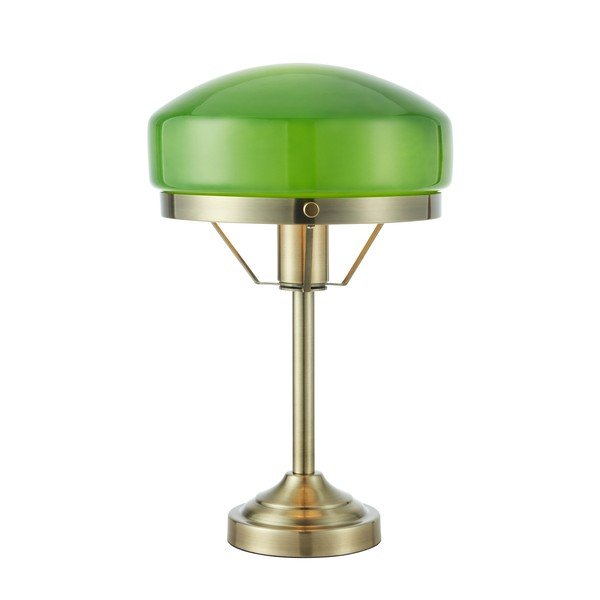 Zöld-sárgaréz színű asztali lámpa (magasság 39 cm) Aurelia – Markslöjd