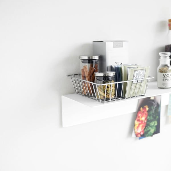 Fehér fém fali polc 50 cm – YAMAZAKI-image-3