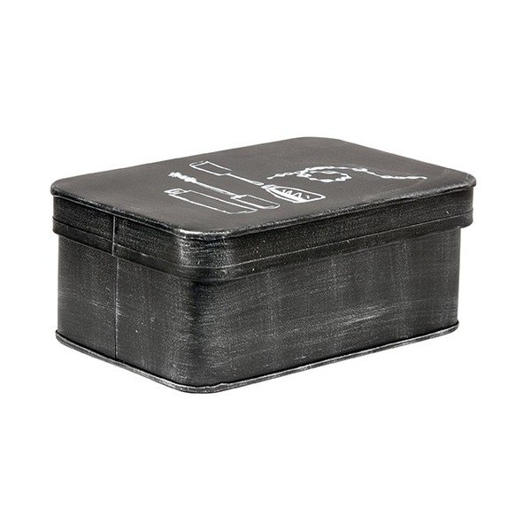 Fekete fém kozmetikai tárolódoboz - LABEL51-image-1