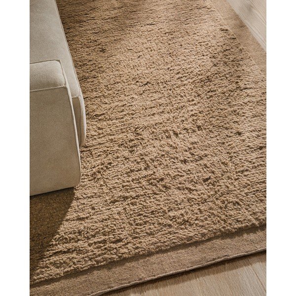 Bézs kézi szövésű gyapjú szőnyeg 200x300 cm Marely – Kave Home-image-2