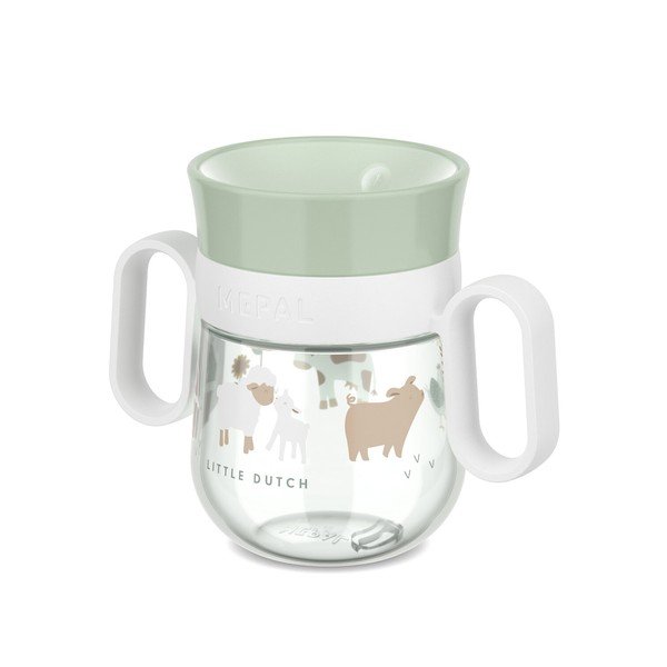 Műanyag gyerek étkészlet 3 db-os Little Farm – Mepal-image-3