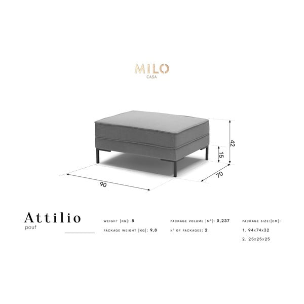 Attilio kék lábtartó - Milo Casa-image-4