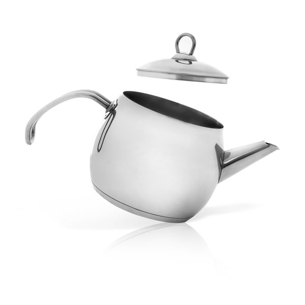 Ezüstszínű rozsdamentes acél teáskanna 1 l Anett – Orion-image-1