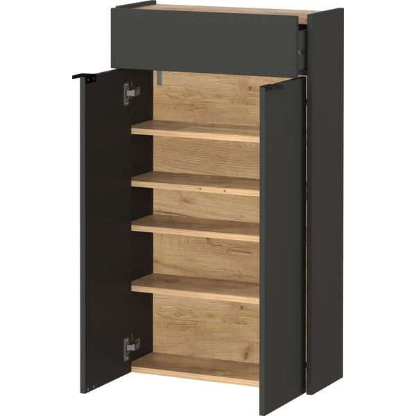 Antracitszürke szekrény 56x97x22 cm Ameca – Germania-image-3