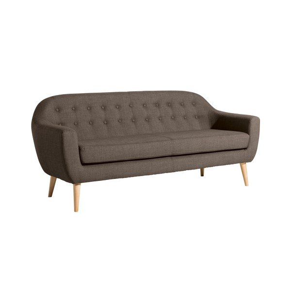 Kelly háromszemélyes világos bézs színű kanapé - Max Winzer-image-4