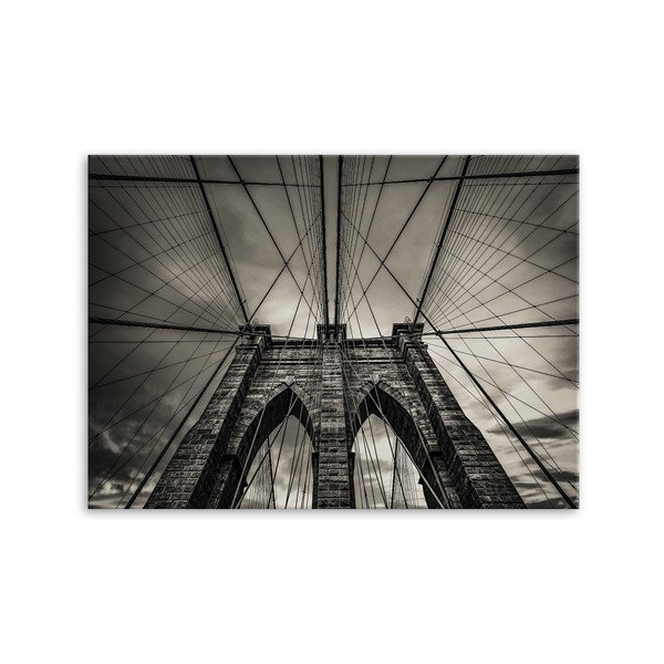 Canvas Silver Brooklyn kép, 85 x 113 cm - Styler