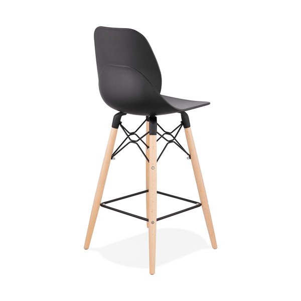 Marcel Mini fekete bárszék, ülésmagasság 68 cm - Kokoon-image-3