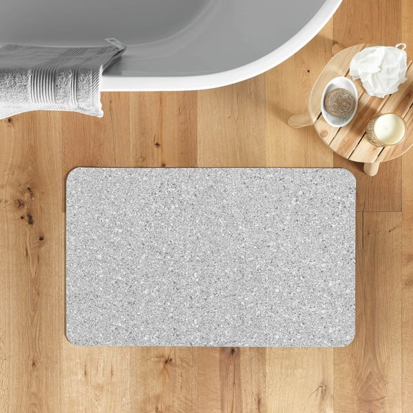 Szürke fürdőszobai kilépő 50x80 cm Granite – douceur d'intérieur-image-1