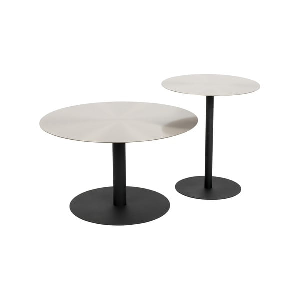 Fém kerek tárolóasztal ø 40 cm Snow – Zuiver-image-3