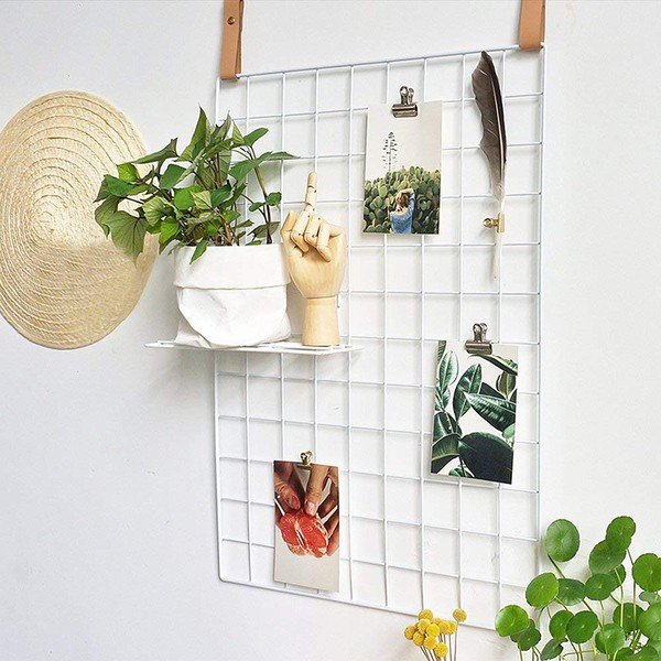 Reminder üzenőfalra akasztható fehér polc, hosszúság 24 cm-image-1