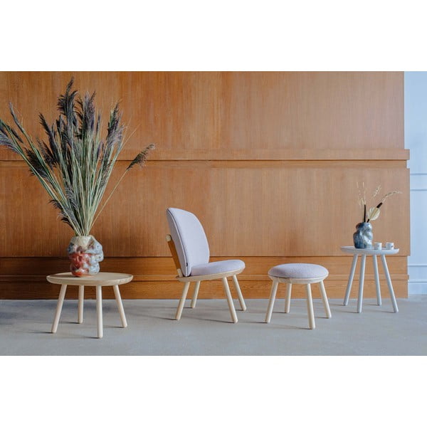 Naïve szürke lábtartó gyapjú kárpitozással - EMKO-image-1