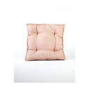 Square világos rózsaszín kevert len párna, 37 x 37 cm - Surdic